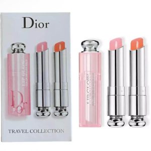 DIOR Addict Lip Glow - 001 Pink & 004 CORAL BIG SIZE COMBO BOX (3.2gm)